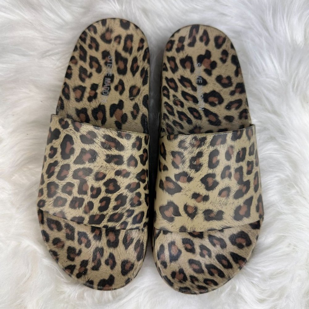 Steve Madden Sofi Slides In Leopard Print - image 2